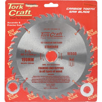 BLADE TCT 190 X 40T 30/20/16MM GENERAL PURPOSE COMBINATION - Power Tool Traders
