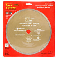 DIAMOND BLADE CONT.RIM THIN KERF 230X22.22MM - Power Tool Traders