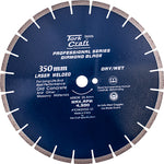DIAMOND BLADE 350x25.4MM OLD CONCRETE LASER WELDED SEGMENTED - Power Tool Traders