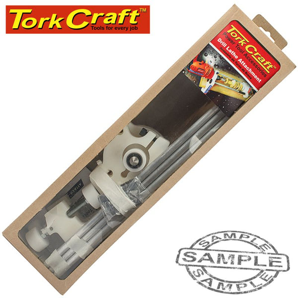DRILL LATHE ATTACHMENT 600 X 150MM FOR ELECTRIC DRILL ATTACH A LATHE - Power Tool Traders