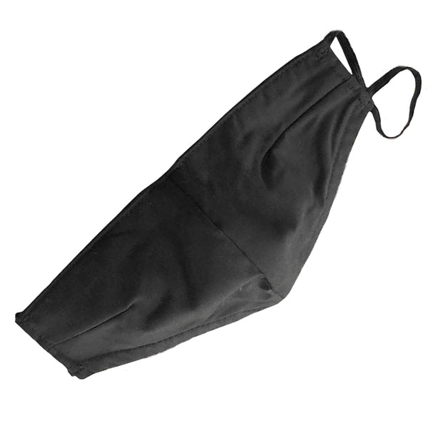 Polyprop / Polyest / Cotton 4 X Layer Face Mask Wash/Re-Useable Black
