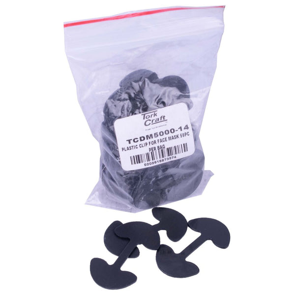 PLASTIC CLIP FOR FACE MASK 50PC PER BAG