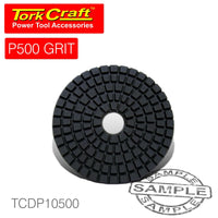 100MM DIAMOND WET POLISHING PAD 500 GRIT RED - Power Tool Traders