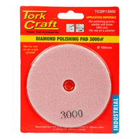 100MM DIAMOND WET POLISHING PAD 3000 GRIT PINK - Power Tool Traders