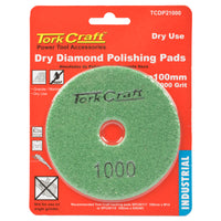 100MM DIAMOND POLISHING PAD 1000 GRIT DRY USE - Power Tool Traders