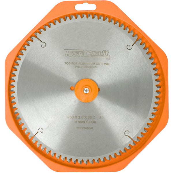 BLADE TCT EURO TIP ALUM 250 X 80T 30-16MM PROFESSIONAL - Power Tool Traders