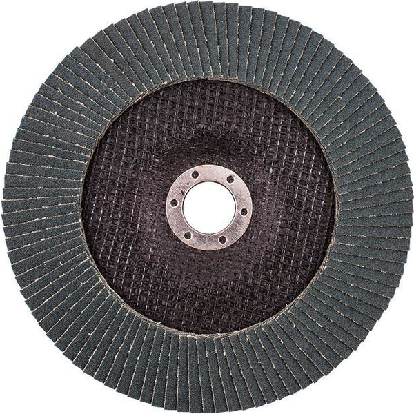 FLAP DISC ZIRCONIUM 180MM 80GRIT ANGLED - Power Tool Traders