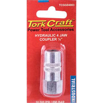HYDRAULIC 4 JAW COUPLER 1/8' BLISTER - Power Tool Traders