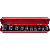 10PC 1/2' DRIVE IMPACT SOCKET SET (10.11.13.14.17.19.21.22.24.27) - Power Tool Traders