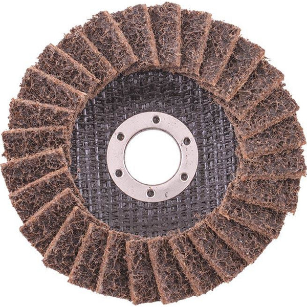 FLAP DISC NON WOVEN 115X22 COARSE YELLOW TCFD - Power Tool Traders