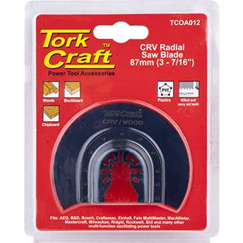 QUICK CHANGE RADIAL SAW BLADE 87MM(3-7/16') CRV - Power Tool Traders