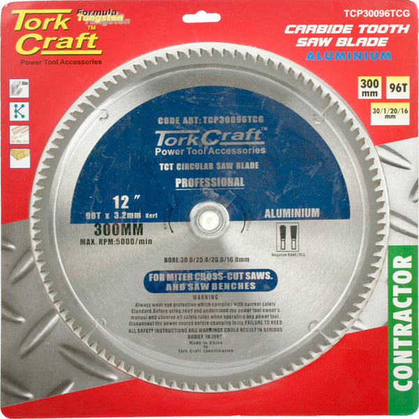 BLADE CONTRACTOR 300 X 96T TCG POS.30/1/16 CIRCULAR SAW TCT - Power Tool Traders