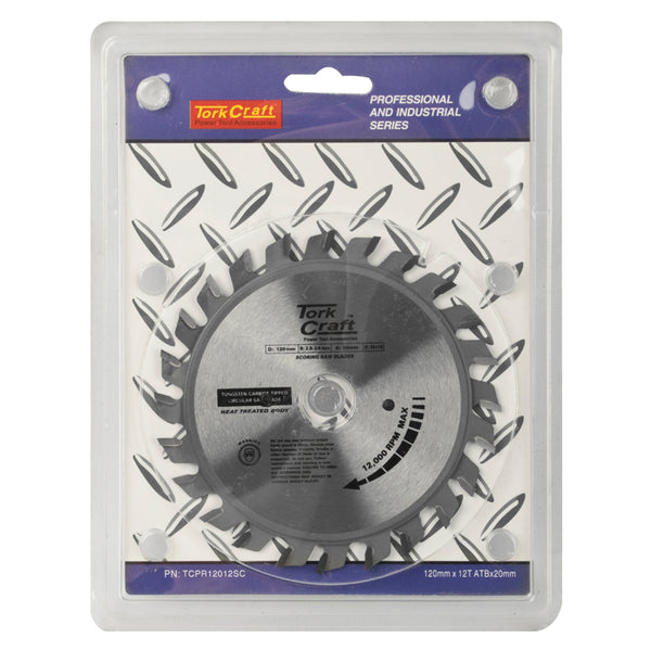 BLADE TCT SCORING 120X12T 20MM 2.8-3.6 MM PROFESSIONAL INDUSTRIAL - Power Tool Traders