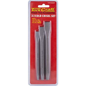 TORK CRAFT COLD CHISEL 3PC - Power Tool Traders