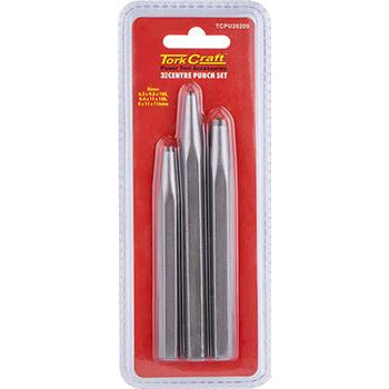 TORK CRAFT CENTER PUNCH SET 3PC - Power Tool Traders