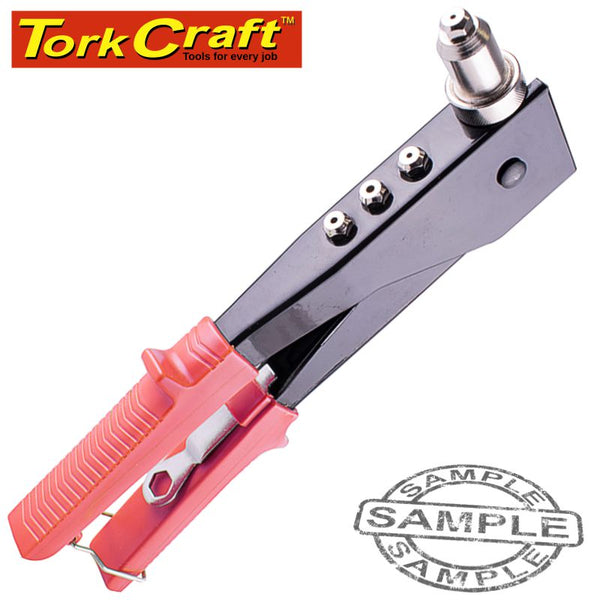 ALUMINUM RIVETER BI-DIRECTIONAL 4 NOSE PIECES 2.4MM/3.0MM/4MM/4.8MM - Power Tool Traders