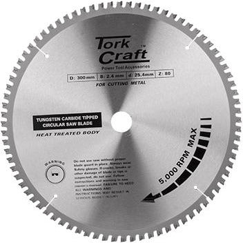 TCT BLADE STEEL CUTTING. 300 X 80T 25.4 BORE - Power Tool Traders