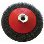 WIRE CUP BRUSH CRIMPED BEVEL PLAIN 115MMXM14 BLISTER - Power Tool Traders