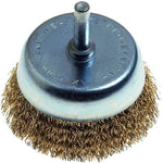 WIRE CUP BRUSH 75MM X 6MM SHAFT BLISTER - Power Tool Traders