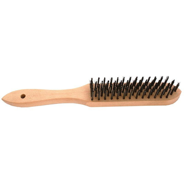 WIRE HAND SCRATCH BRUSH WOOD HANDLE - Power Tool Traders