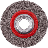 WIRE WHEEL BRUSH 150MM X 25MM STAINLESS STEEL BENCH GRINDER - Power Tool Traders