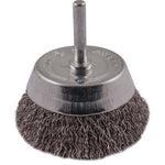 WIRE CUP BRUSH 63MM 6MM SHAFT STAINLESS STEEL - Power Tool Traders