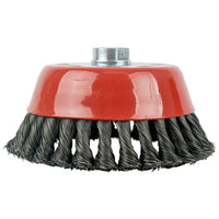 WIRE CUP BRUSH TWISTED 150MMXM14 BULK - Power Tool Traders
