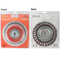 WIRE CUP BRUSH TWISTED 150MM X M14 WITH 0.80MM WIRE HEAVY DUTY - Power Tool Traders