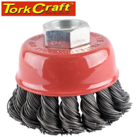 WIRE CUP BRUSH TWISTED 65MMXM14 BULK - Power Tool Traders