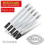 U-SHANK JIGSAW BLADE 10TPI FOR WOOD 2.5MM 5PC - Power Tool Traders