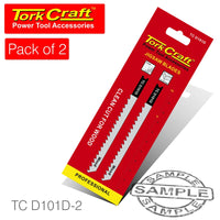 U-SHANK JIGSAW BLADE 6TPI WOOD 4MM 2PC - Power Tool Traders