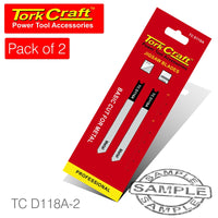 U-SHANK JIGSAW BLADE 21TPI METAL 1.2MM 2PC - Power Tool Traders