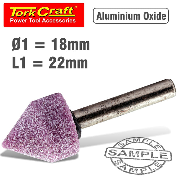 GRINDING POINT CONICAL 6MMX18MMX22MM BULK - Power Tool Traders