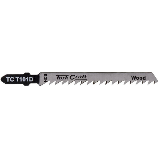 T-SHANK JIGSAW BLADE FOR WOOD 4MM 6TPI 100MM 2PC - Power Tool Traders