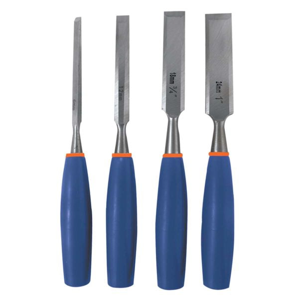 CHISEL WOOD 4-PCE BLUE SHARP - Power Tool Traders