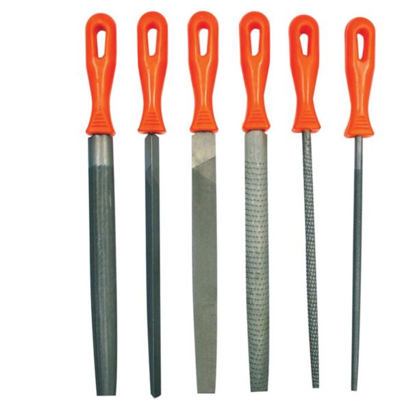 FILE SET 6PC POLY HANDLE - Power Tool Traders