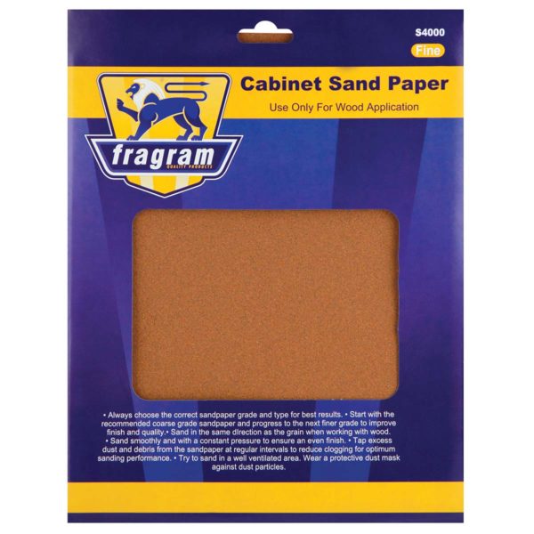 SAND PAPER CAB/FINE 150GRT 4PC - Power Tool Traders