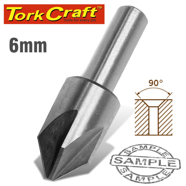 COUNTERSINK HSS 6MM 90DEG. 5FLUTE - Power Tool Traders