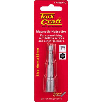NUTSETTER MAGNETIC 6X65MM CARDED - Power Tool Traders