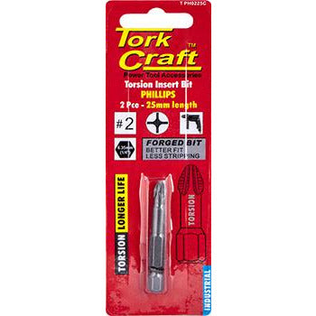 PHIL.2 X 25MM INS.BIT 2/CARD - Power Tool Traders