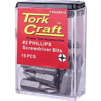 PHIL. 2X25MM INSET BIT 15PCE IN TAC BOX - Power Tool Traders