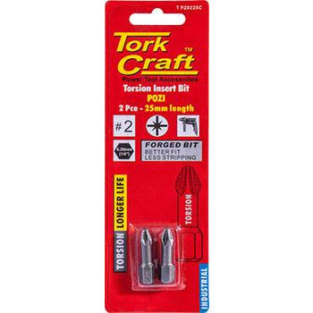 POZI.2 X 25MM INS.BIT 2/CARD - Power Tool Traders