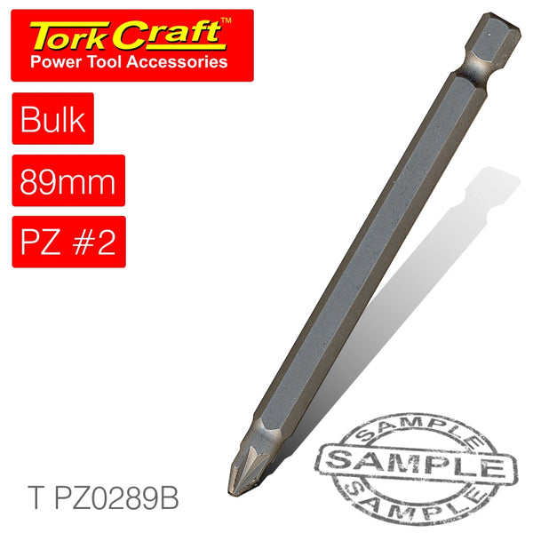 POZI.2 X 89MM POWER BIT BULK - Power Tool Traders