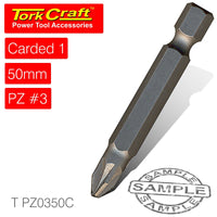 POZI.3 X 50MM POWER BIT 1/CARD - Power Tool Traders