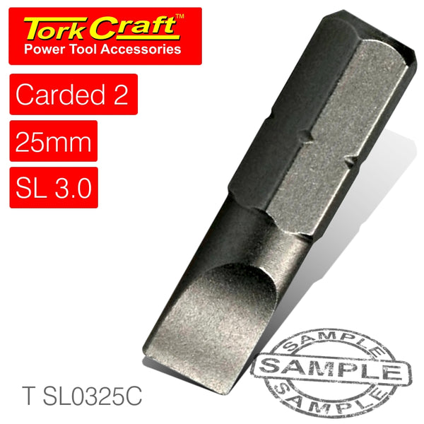S/D INSERT BIT 3MMx25MM 2/CARD - Power Tool Traders