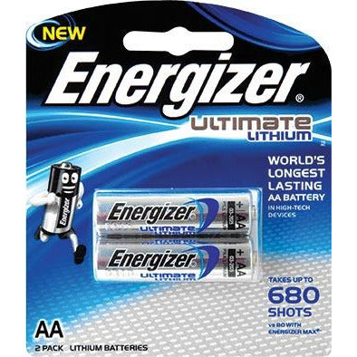 ENERGIZER ULTIMATE LITHIUM:  AA - 2 PACK (MOQ6) - Power Tool Traders