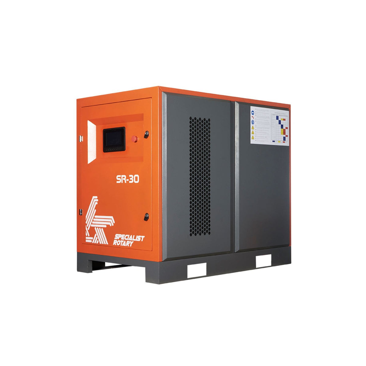SR-30VSD Detroit Air Screw Compressor 30Hp 127Cfm - Variable Speed Dri ...